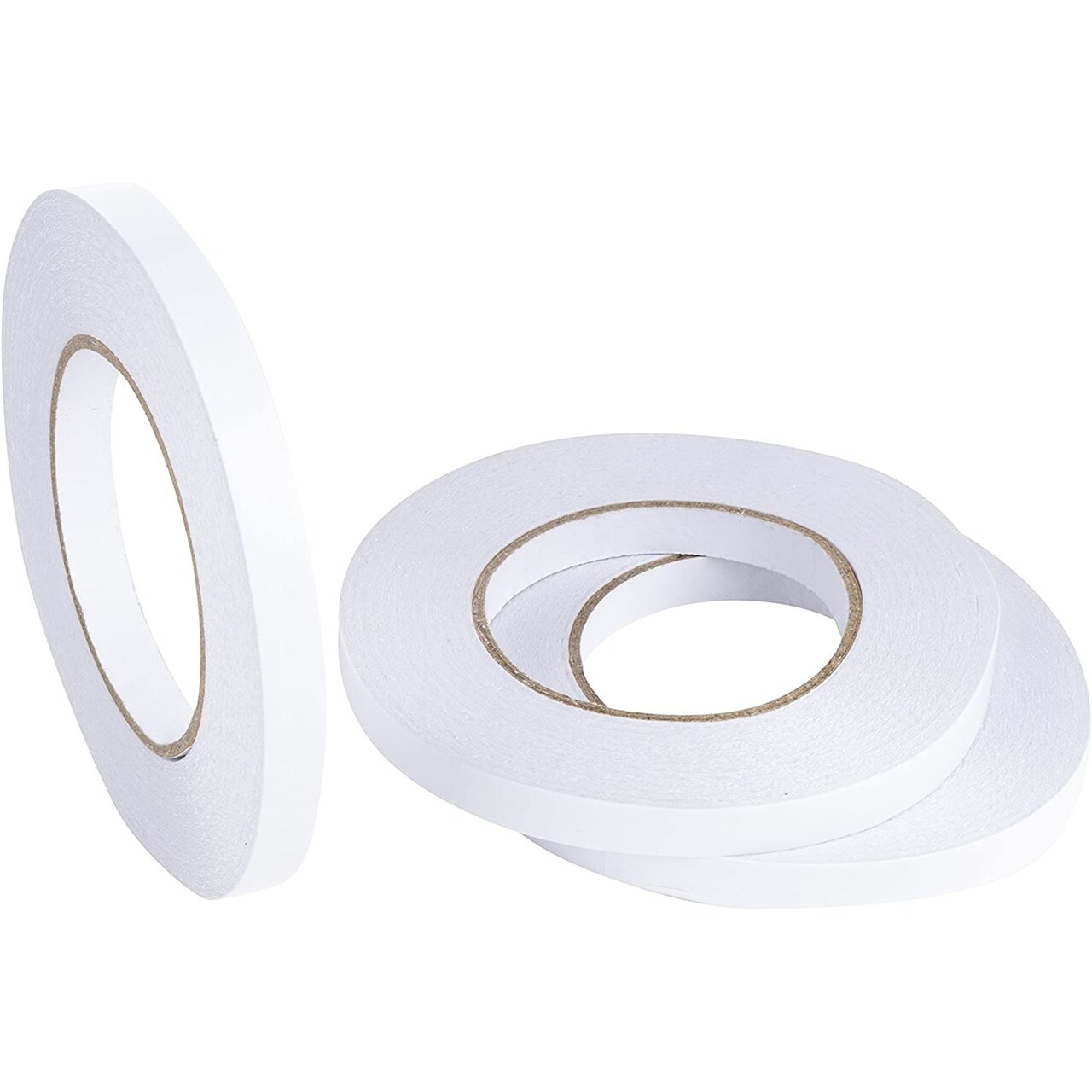 Double Sided Tape - 3-Pack Self-Adhesive Tapes for DIY Craft, Scrapbooks, Home and Office Stationery Supplies, 54.68 yards x 0.5 inches Each